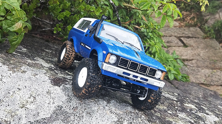 WPL Off-Road Car Trucks Vehicle C24-1 1:16 Electric Metal Car Model Radio Remote Control Boys Toys for Children Kids DIY