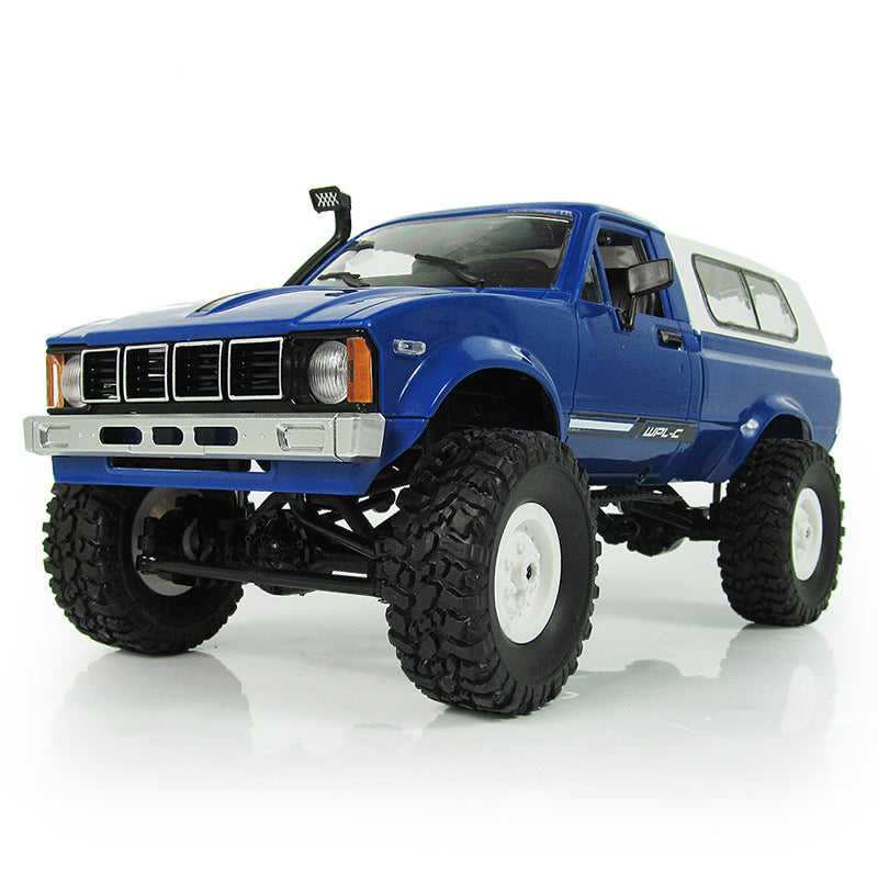 WPL Off-Road Car Trucks Vehicle C24-1 1:16 Electric Metal Car Model Radio Remote Control Boys Toys for Children Kids DIY