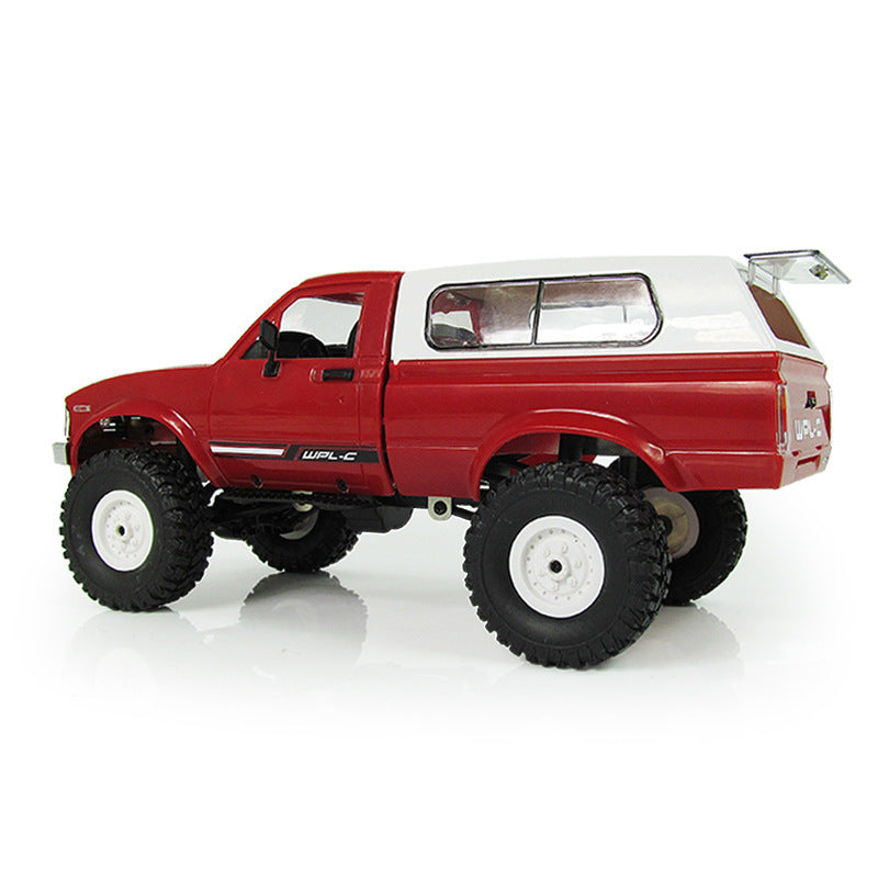 WPL Off-Road Car Trucks Vehicle C24-1 1:16 Electric Metal Car Model Radio Remote Control Boys Toys for Children Kids DIY