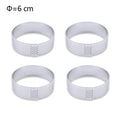 FAIS DU Perforated Round Tart Ring Stainless Steel Fruit Pie Tartlet Mold for Baking DIY Dessert Cake Mousse Molds Kitchen Tools
