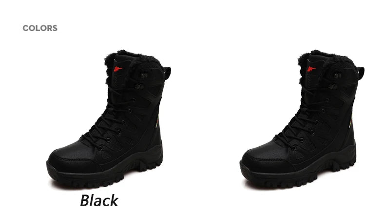 Moipheng Winter Boots Women Super Warm Plus Size 36-46 Mid-Calf Motorcycle Boots Warm Plush Platform Shoes Zapatos Para Mujer