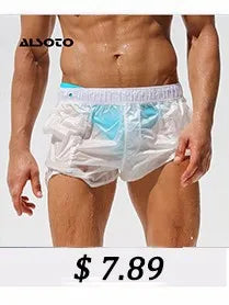 Mens Surfing Beach Shorts Summer Swimsuit Splicing Mesh Design Men Beach Shorts Quick Dry Short Sport Running Shorts Casual pant