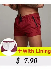 Mens Surfing Beach Shorts Summer Swimsuit Splicing Mesh Design Men Beach Shorts Quick Dry Short Sport Running Shorts Casual pant