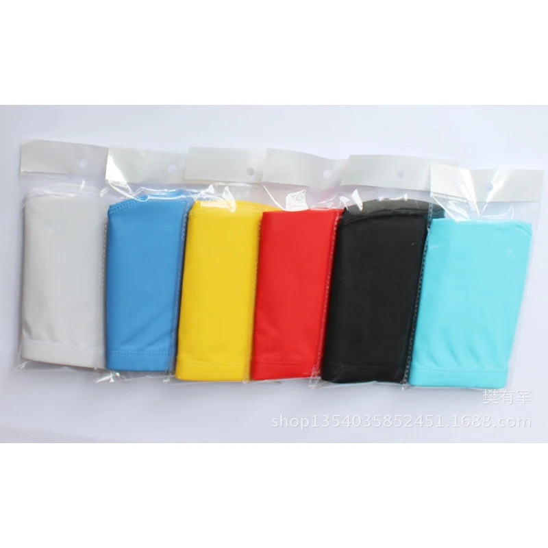 PU Fabric Swimming Cap Men Women Waterproof Swim Pool Hat Water Sport Protect Ears Long Hair Bathing Caps Plus Size for Adults