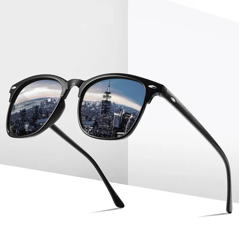 New Polarized Sunglasses for Men TR90 Fashion Luxury Designer Sunnies for Women Colorful Film Anti UV Outdoor Sun Eyeglass