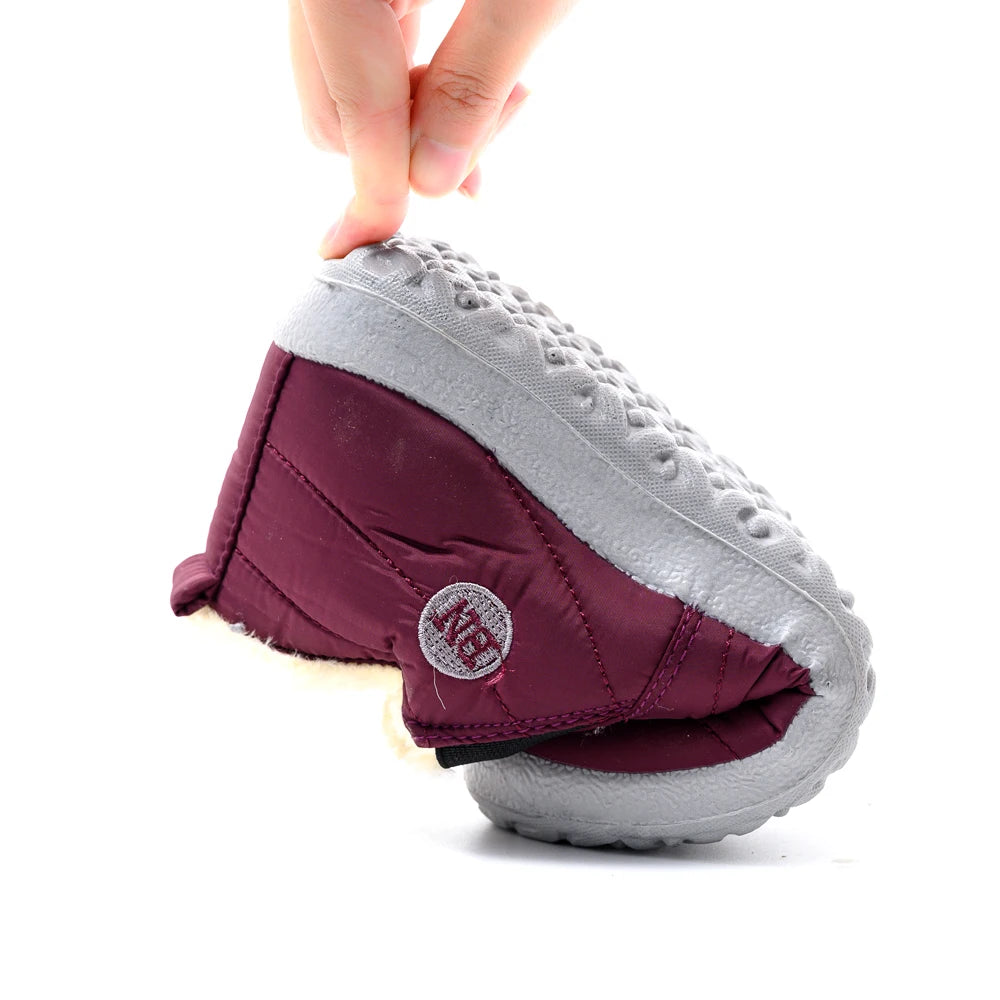 Winter Boots Women Waterproof Snow Women Shoes Flat Casual Winter Shoes Ankle Boots for Women plus Size Couple shoes Non-Slip