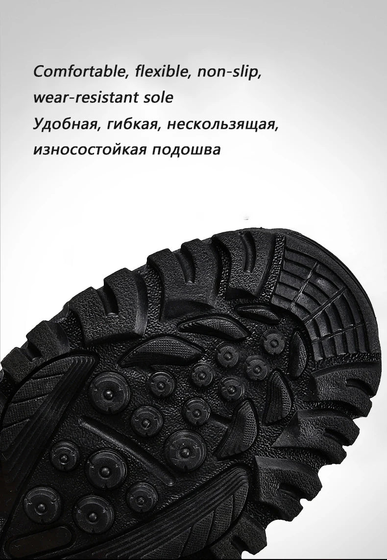 Moipheng Winter Boots Women Super Warm Plus Size 36-46 Mid-Calf Motorcycle Boots Warm Plush Platform Shoes Zapatos Para Mujer
