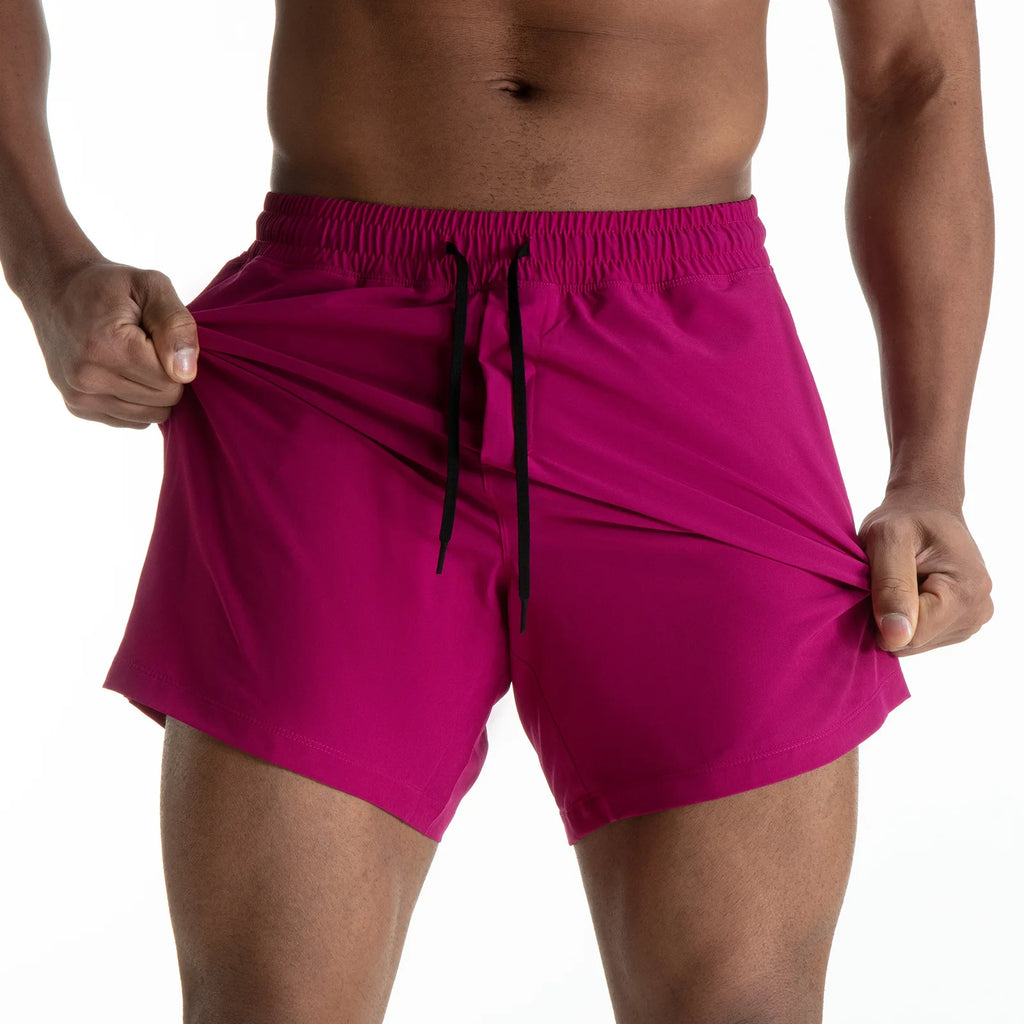 Mens Surfing Beach Shorts Summer Swimsuit Splicing Mesh Design Men Beach Shorts Quick Dry Short Sport Running Shorts Casual pant