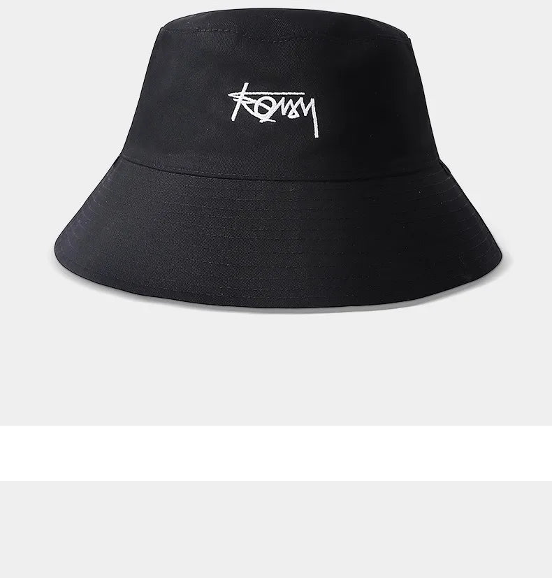 Big Head Letter Bucket Hat for Men Women XL Large Hip Hop Cap Fisherman Hat Summer Sun Hat Plus Size Panama