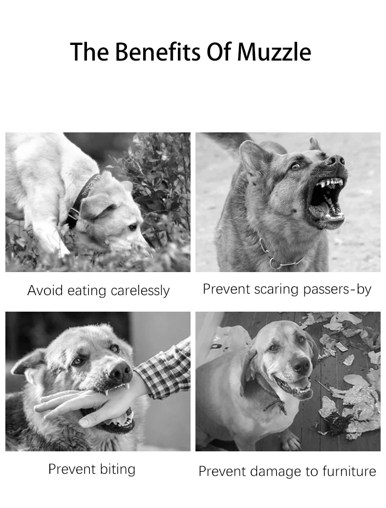 Dog Muzzle Anti Barking Pet Adjustable Anti-Bite Puppy Breathable Soft Dog Mouth Cover Elastic Strap Pet Supplies Basket Muzzle