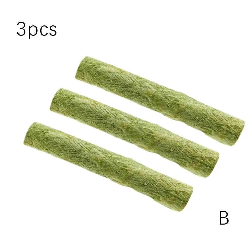 Cat Grass Scented Stick Pet Snacks Mild Cat Tooth Cleaning Cat Grass Stick Pet Supplies Catgrass Tablets Grinding Teeth
