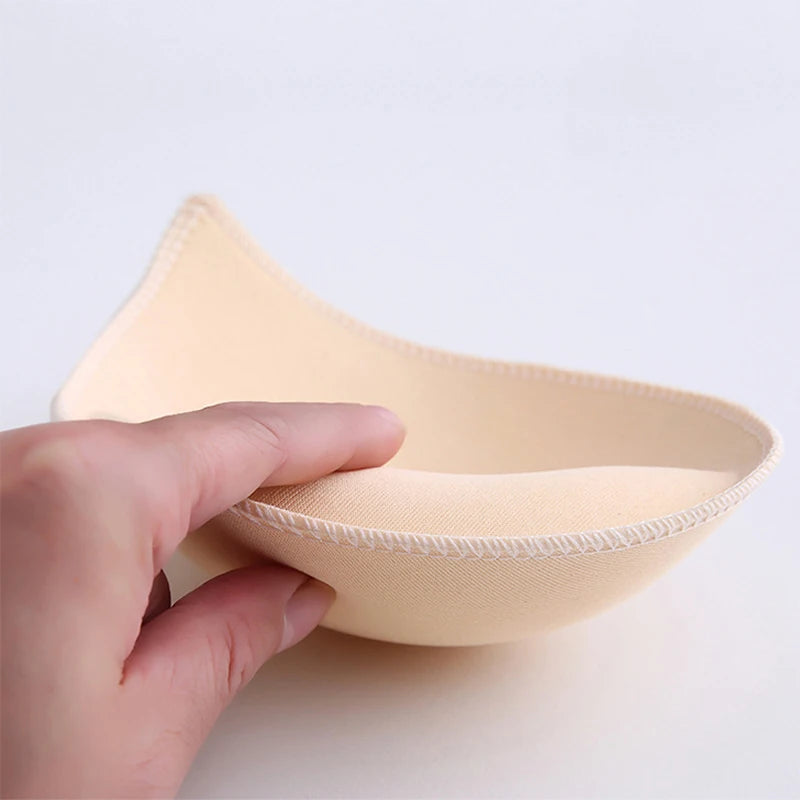 1/2Pair Swimsuit Breast Push Up Bra Padding Chest Enhancers Bra Foam Insert Chest Cup Intimates Accessories Sponge Bra Pads