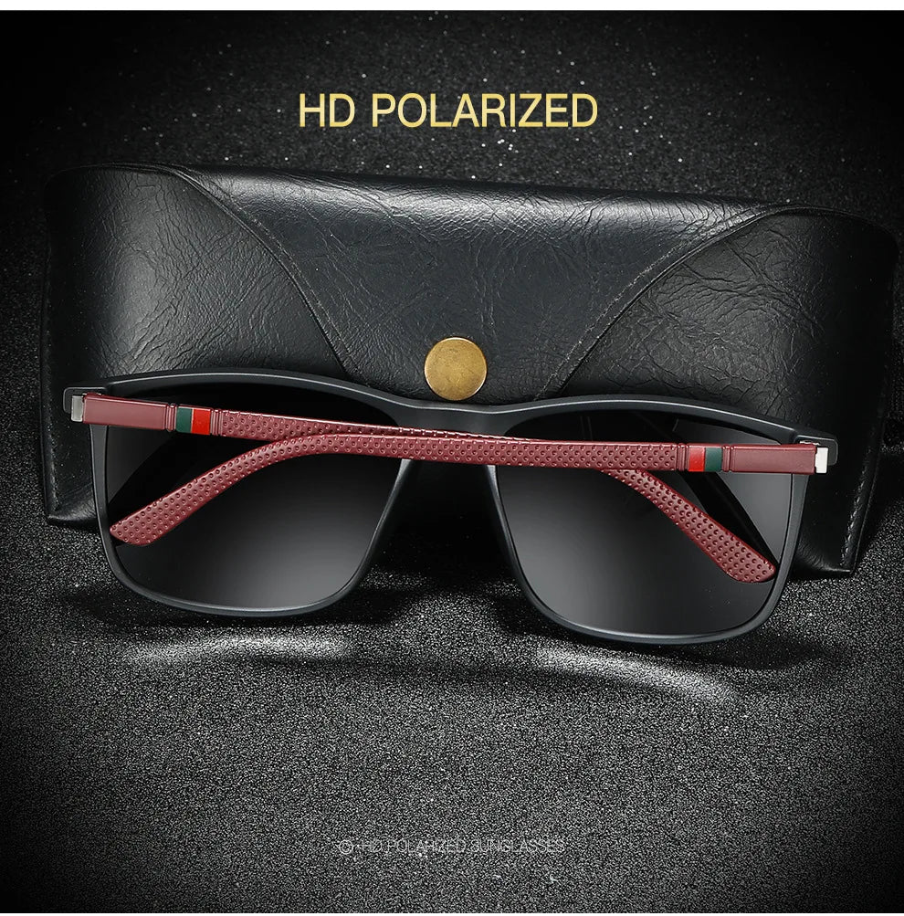 New Polarized Sunglasses for Men TR90 Fashion Luxury Designer Sunnies for Women Colorful Film Anti UV Outdoor Sun Eyeglass