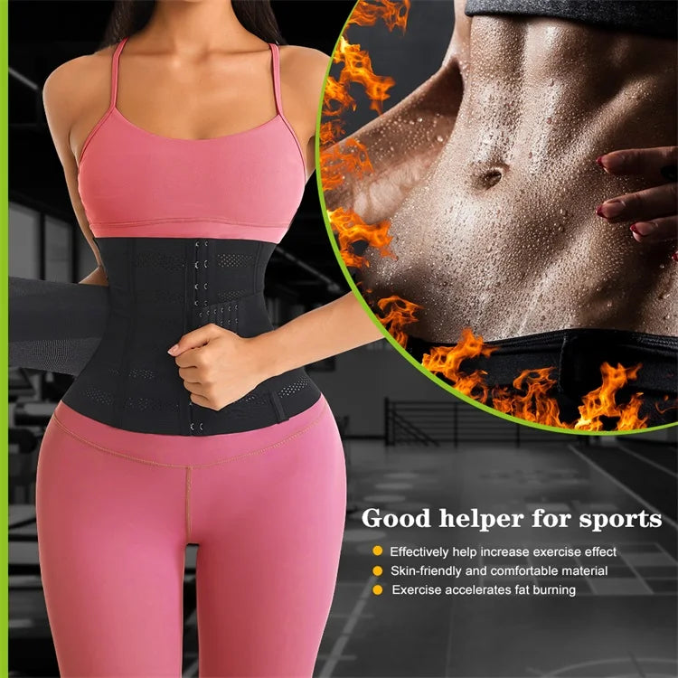 MiiOW Waist Trainer Corset Women Binders Shapers Tummy Wrap Body Shapewear Slimming Belt Flat Belly Workout Postpartum Girdle