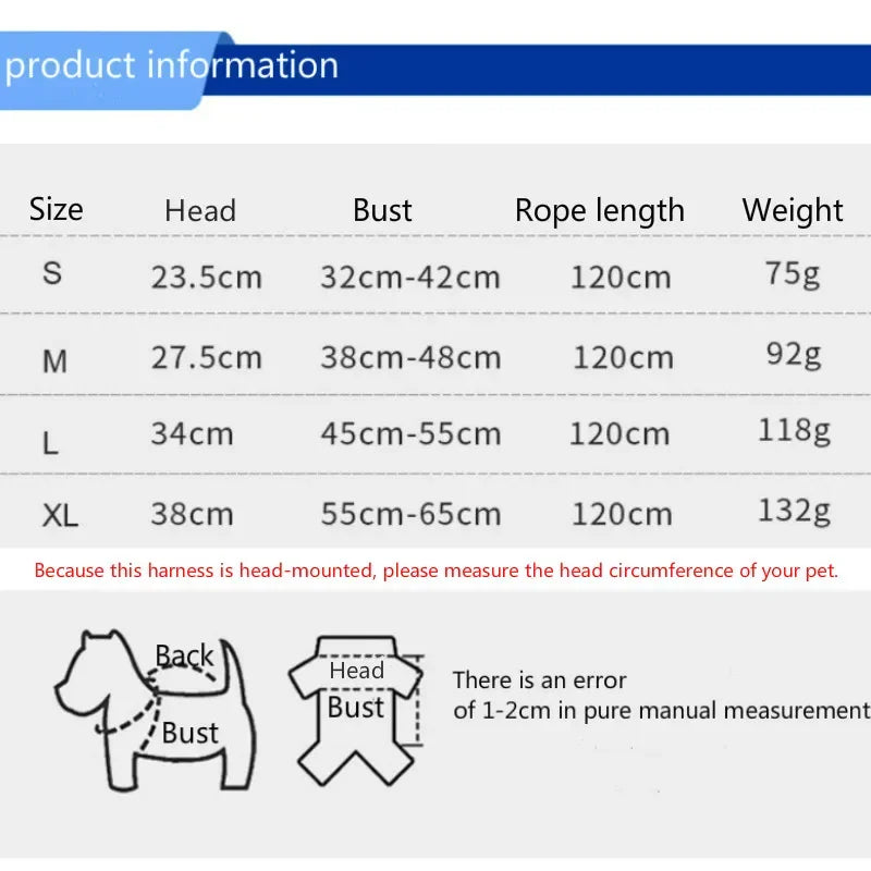 Fashion Plaid Style Pet Harness Vest and Leash Set Dog Vest Harness Dog Leash Adjustable Dog Chest Strap Pet Supplies