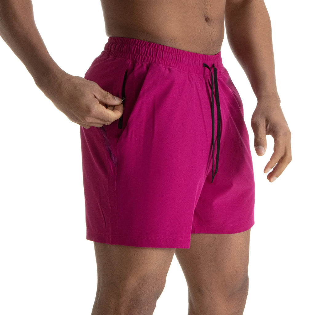 Mens Surfing Beach Shorts Summer Swimsuit Splicing Mesh Design Men Beach Shorts Quick Dry Short Sport Running Shorts Casual pant