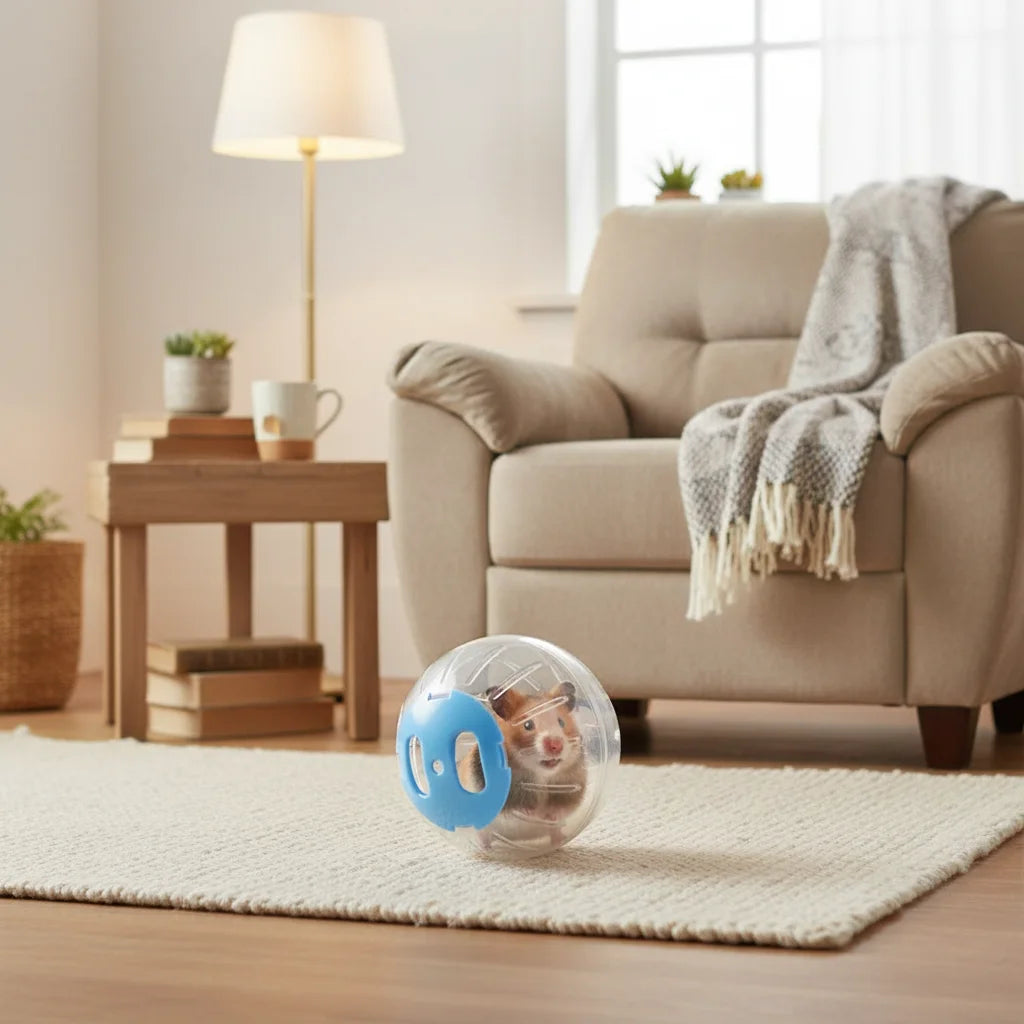 Plastic Outdoor Sport Ball Grounder Rat Small Pet Mice Jogging Ball Toy Hamster Gerbil Exercise Ball Play Toy Small Pet Supplies