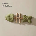 Catnip Balls Funny Fish Bone Cat Toys Lickable Snack Catnip Silvervine Kitten Chewing Cleaning Teeth Toy For Cats Pet Supplies