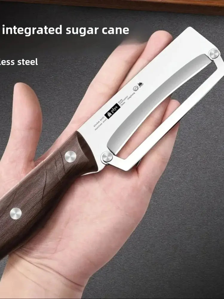 Stainless Steel Peeler Wooden Handle For Peeling Slicing Fruits Vegetables Durable Smooth Operation Peeler Kitchen Accessories