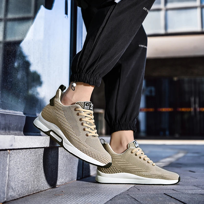 Sneakers Men Height Increase Insoles 6cm Elevator Shoes Chunky Taller Heel Lift Plus Size 37-46