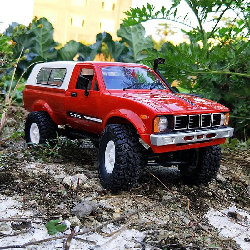 WPL Off-Road Car Trucks Vehicle C24-1 1:16 Electric Metal Car Model Radio Remote Control Boys Toys for Children Kids DIY