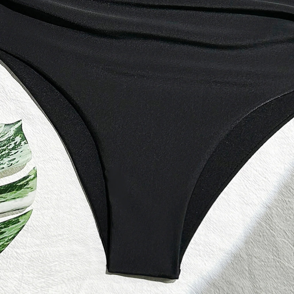Micro Bikini Set Brazilian Biquini One Shoulder Thong Swimsuit Women High Cut Bathing Suit Swimwear Female Summer Beachwear