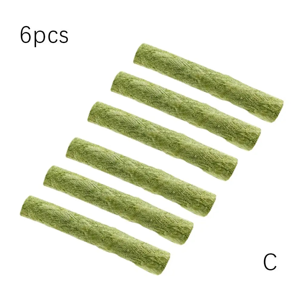 Cat Grass Scented Stick Pet Snacks Mild Cat Tooth Cleaning Cat Grass Stick Pet Supplies Catgrass Tablets Grinding Teeth
