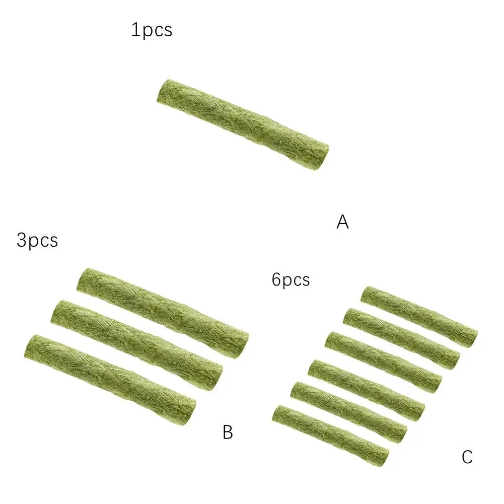 Cat Grass Scented Stick Pet Snacks Mild Cat Tooth Cleaning Cat Grass Stick Pet Supplies Catgrass Tablets Grinding Teeth
