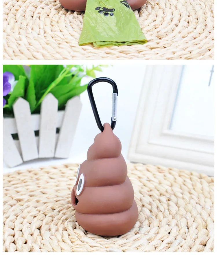Pet supplies garbage bag dispenser cat and dog go out portable degradable dog toilet bag stool storage box