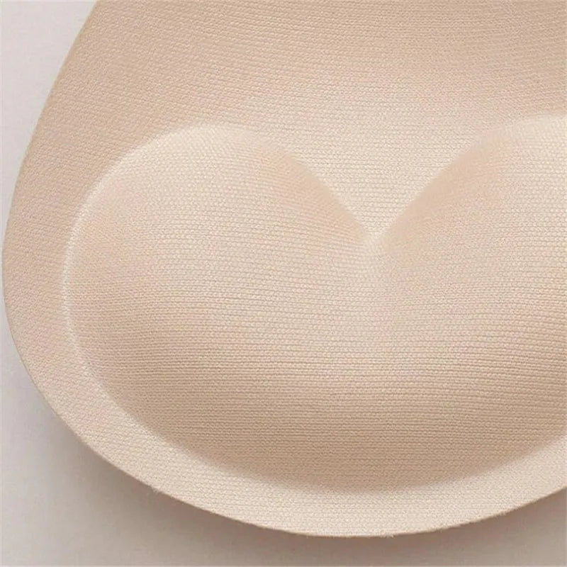 1pair Thick Sponge Bra Pads for Women Swimsuit Breast Push Up Breast Enhancer Removeable Bra Pads Inserts Cups Bra Accessories