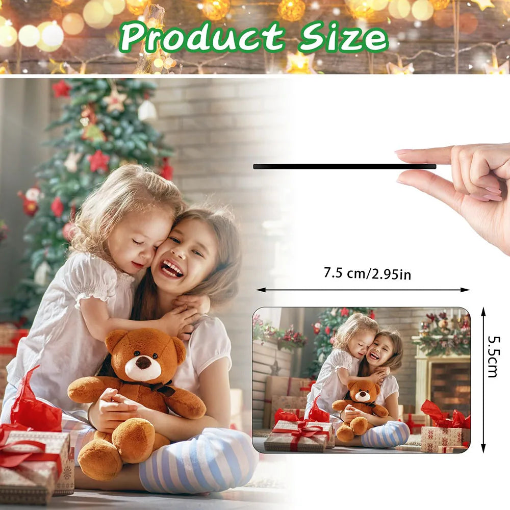 D&D 10pcs 7.5*5.5cm Sublimation Magnet Blanks Sublimation Blank Fridge Magnets Personalized for DIY Kitchen Office Decorative