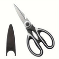 Multifunctional kitchen scissors Household fish cutting meat scissors Stainless steel scissors