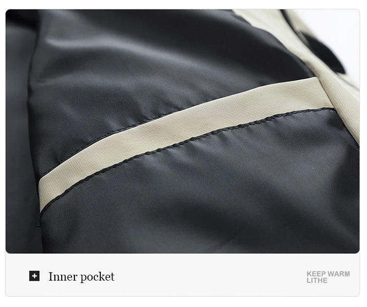 2024 Men's Waterproof Jacket Fashion Casual Hoodies Coat Streetwear Autumn Anti-wind Jacket Outdoor Travel Climbing Outerwear