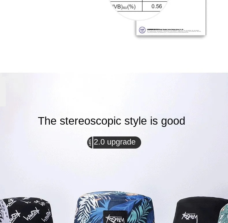Big Head Letter Bucket Hat for Men Women XL Large Hip Hop Cap Fisherman Hat Summer Sun Hat Plus Size Panama