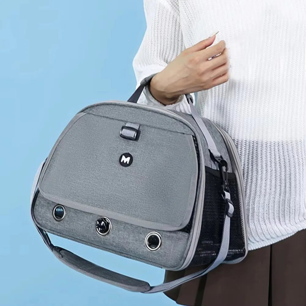 Breathable Portable Parrot Travel Bag with Tray Large Capacity Parrot Carrier Bag Comfortable Bird Backpack Pet Supplies