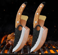 WXCOO Stainless Steel Meat Cleaver Knife Kitchen Sharp Boning Household Fruit Paring BBQ Knife Wooden Handle Kitchen Supplies