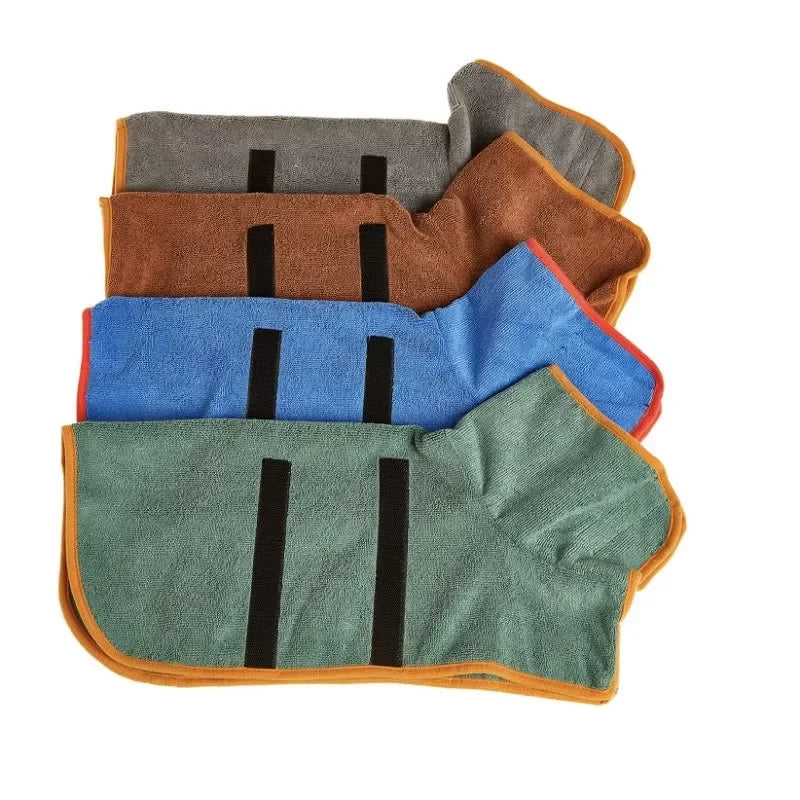 Absorbent Pet Bathrobe Quick Drying Dog Towel for Large & Small Dogs Cat Bathrobe Clean Pet Supplies