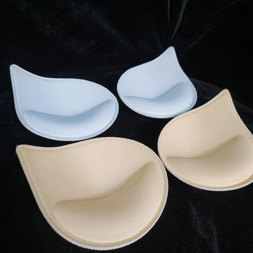 1/2Pair Swimsuit Breast Push Up Bra Padding Chest Enhancers Bra Foam Insert Chest Cup Intimates Accessories Sponge Bra Pads