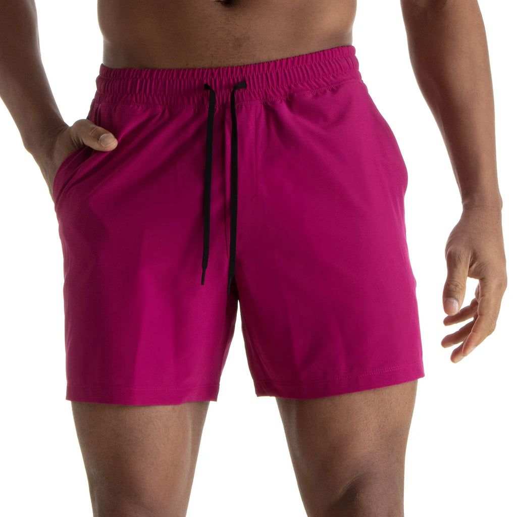 Mens Surfing Beach Shorts Summer Swimsuit Splicing Mesh Design Men Beach Shorts Quick Dry Short Sport Running Shorts Casual pant