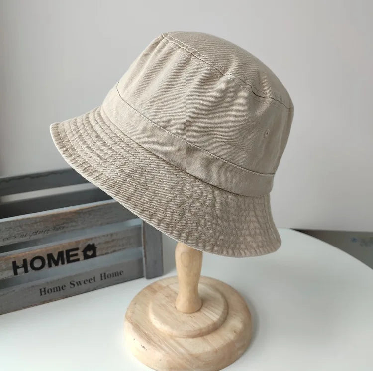 Big Head Plus Size Bucket Hat for Men  Pure Cotton Panama Fisherman Hat Korean Man Women 59cm 60cm 62cm 63cm Sun Hat