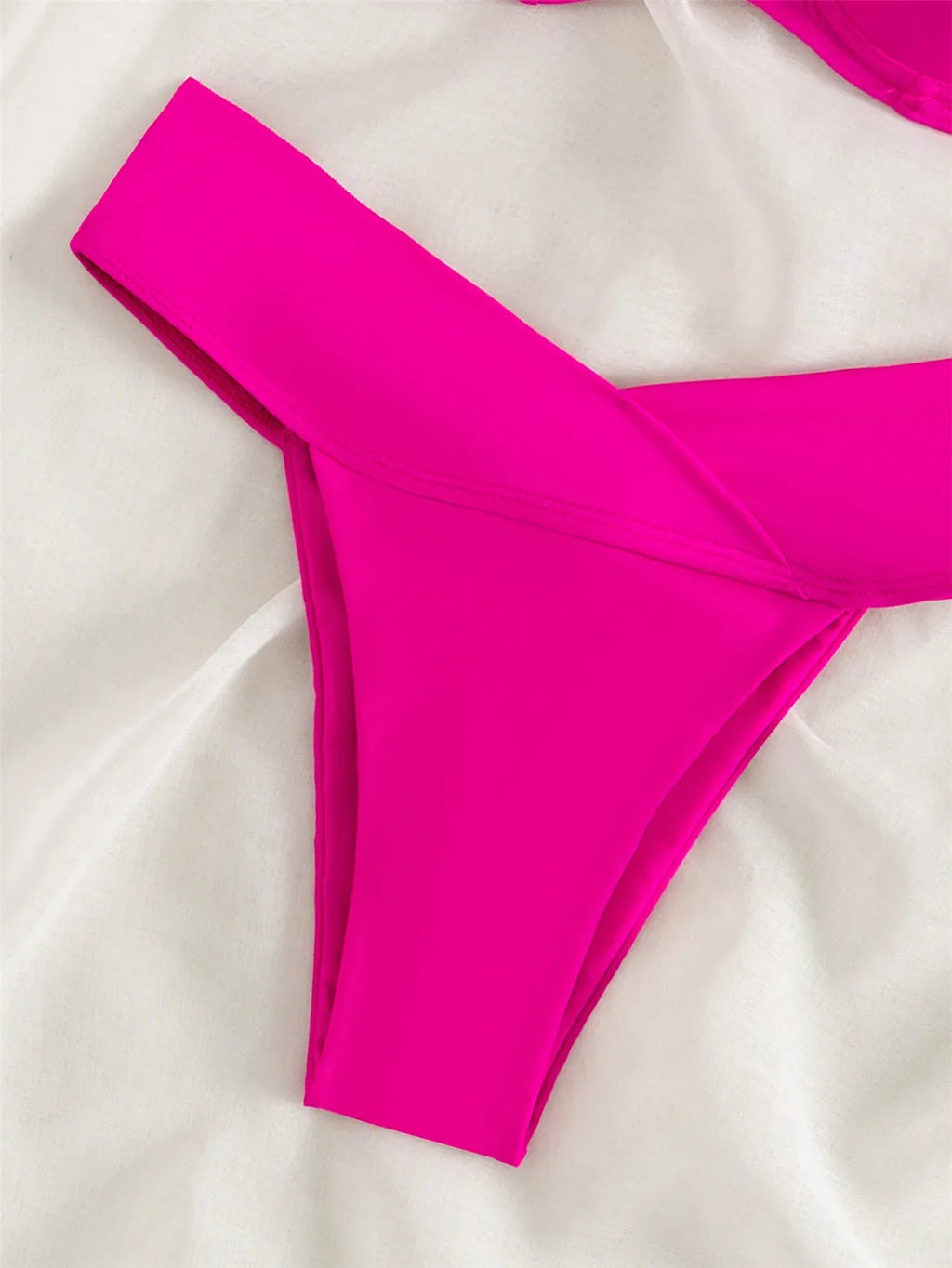 Blue High Waisted Push Up Bikinis Sets Sexy Swimsuit Women 2025 Swimwear Bathing Suit Underwired Swimming Wear Bikini Mujer
