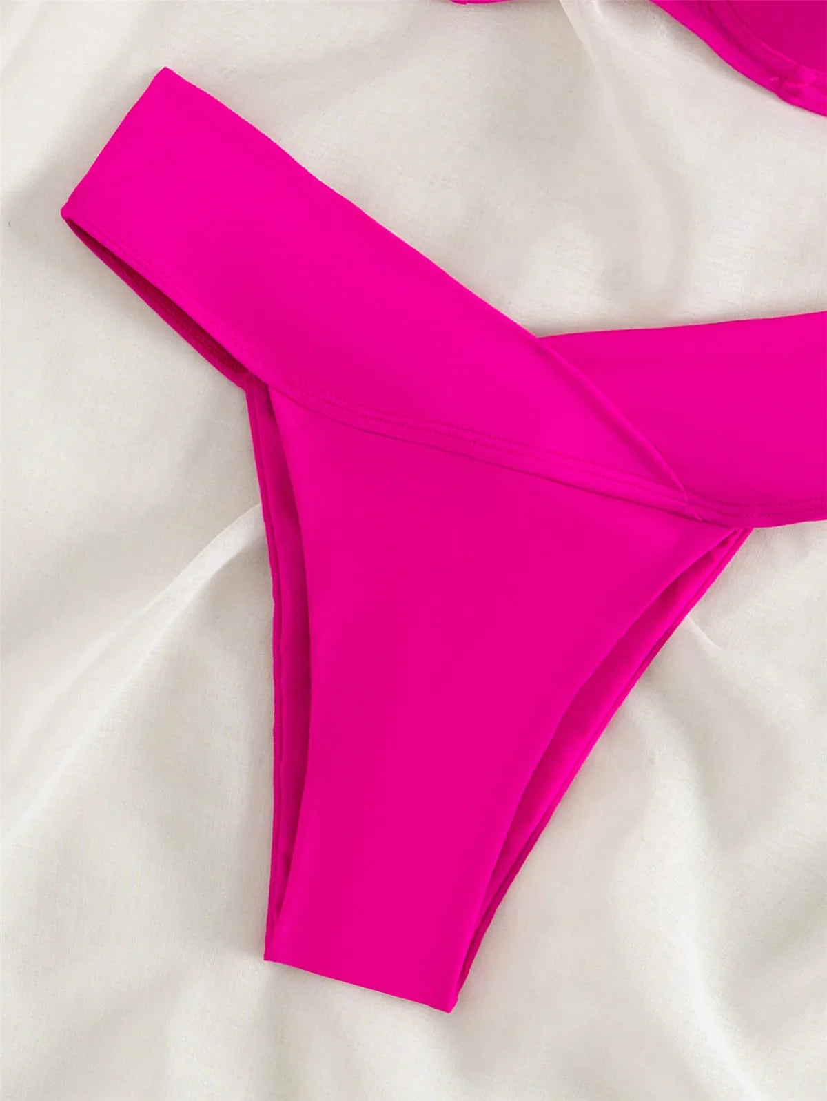Blue High Waisted Push Up Bikinis Sets Sexy Swimsuit Women 2025 Swimwear Bathing Suit Underwired Swimming Wear Bikini Mujer