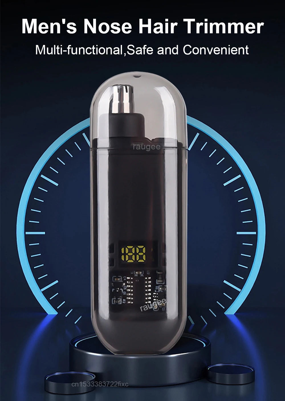Nose Hair Trimmer Mini Clipper For Men Electric Eyebrow Nose Ears Hair Trimmer USB Rechargeable Travel Portable Nose Hair Cutter