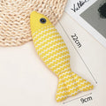 New pet toys, cat toys, linen fish pillows, self hi cat mint doll, pet supplies