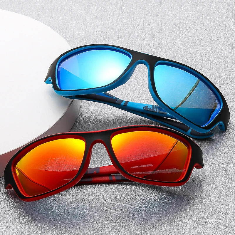 New Polarized Sunglasses for Men TR90 Fashion Luxury Designer Sunnies for Women Colorful Film Anti UV Outdoor Sun Eyeglass