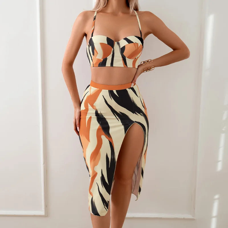 2026 3 Pieces Push Up Bikini Women With Beach Dress High Waist Swimsuit Female Padded Swimwear Bather Bathing Swimming Swim Suit
