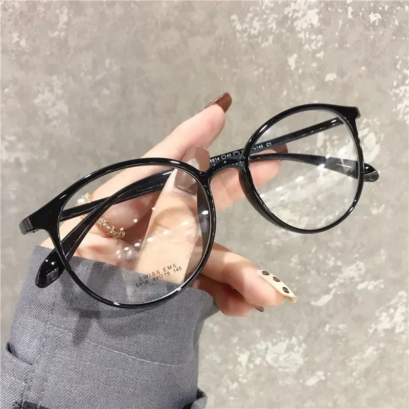 Retro Small Oval Frame Myopia Glasses Minus Glasses Frame with Degree Round Women Nearsighted Eyewear 0 -1.0 1.5 2.0 2.5 To -6.0