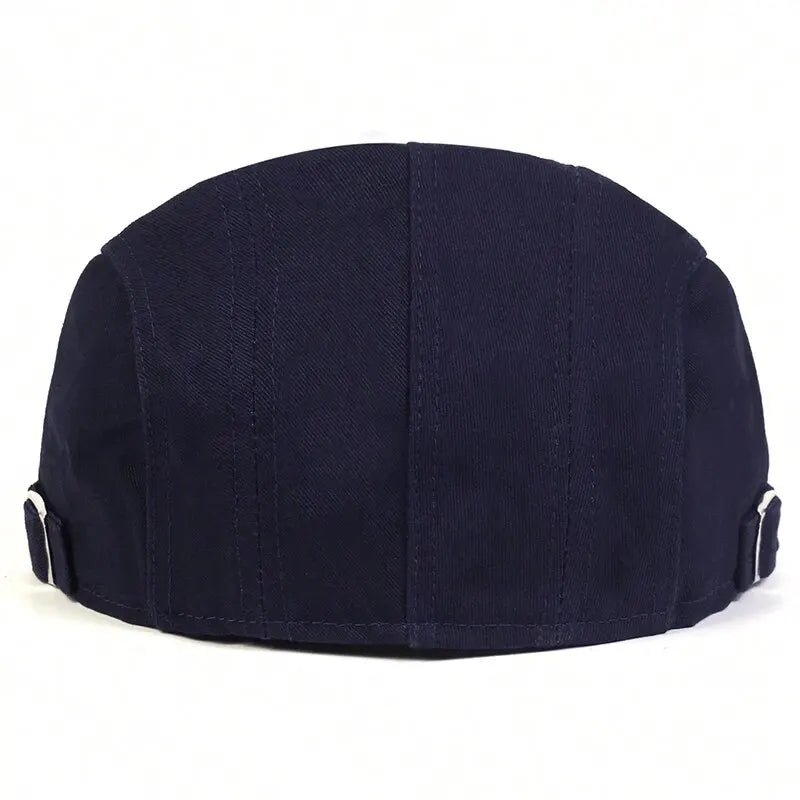 Men Light Board Solid Color Newsboy Caps British Painters Hats Spring and Summer Adjustable Flat Cap Hip Hop Berets