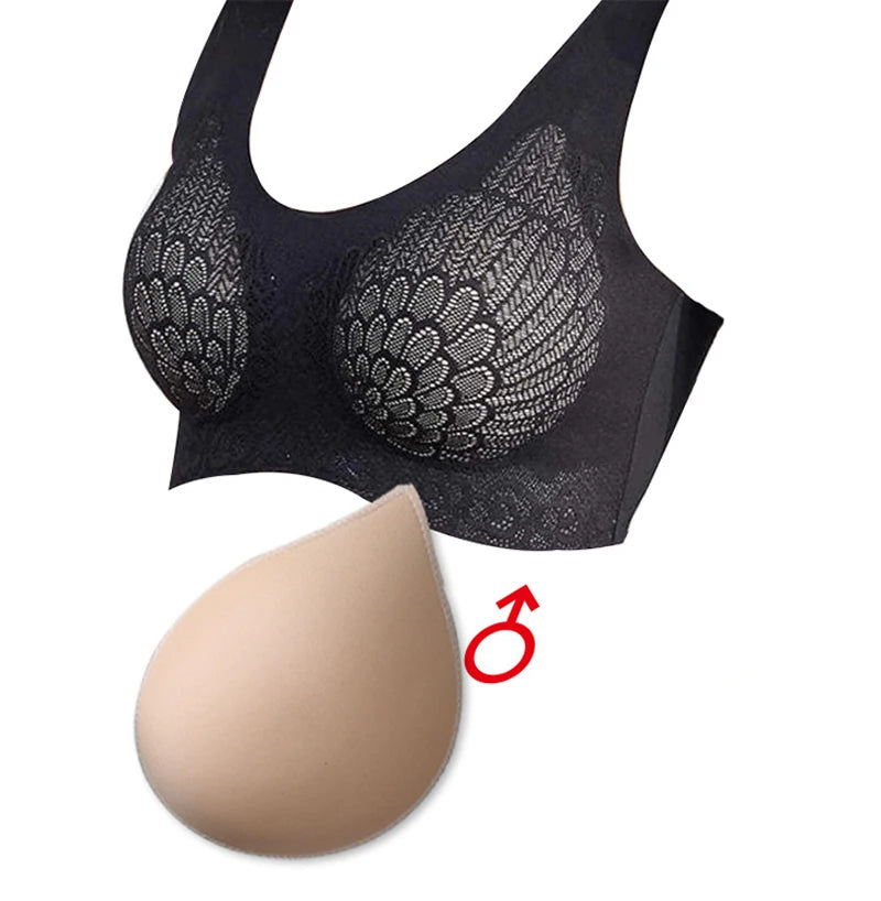 1/2Pair Swimsuit Breast Push Up Bra Padding Chest Enhancers Bra Foam Insert Chest Cup Intimates Accessories Sponge Bra Pads