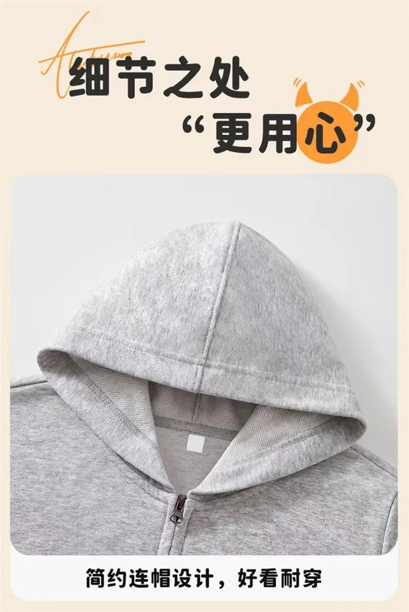 2025 Spring Autumn Baby Girls Cute Flower Heart Hooded Sweatshirt Children Zipper Jacket Coats Kids Zip-up Hoodies AXCH1